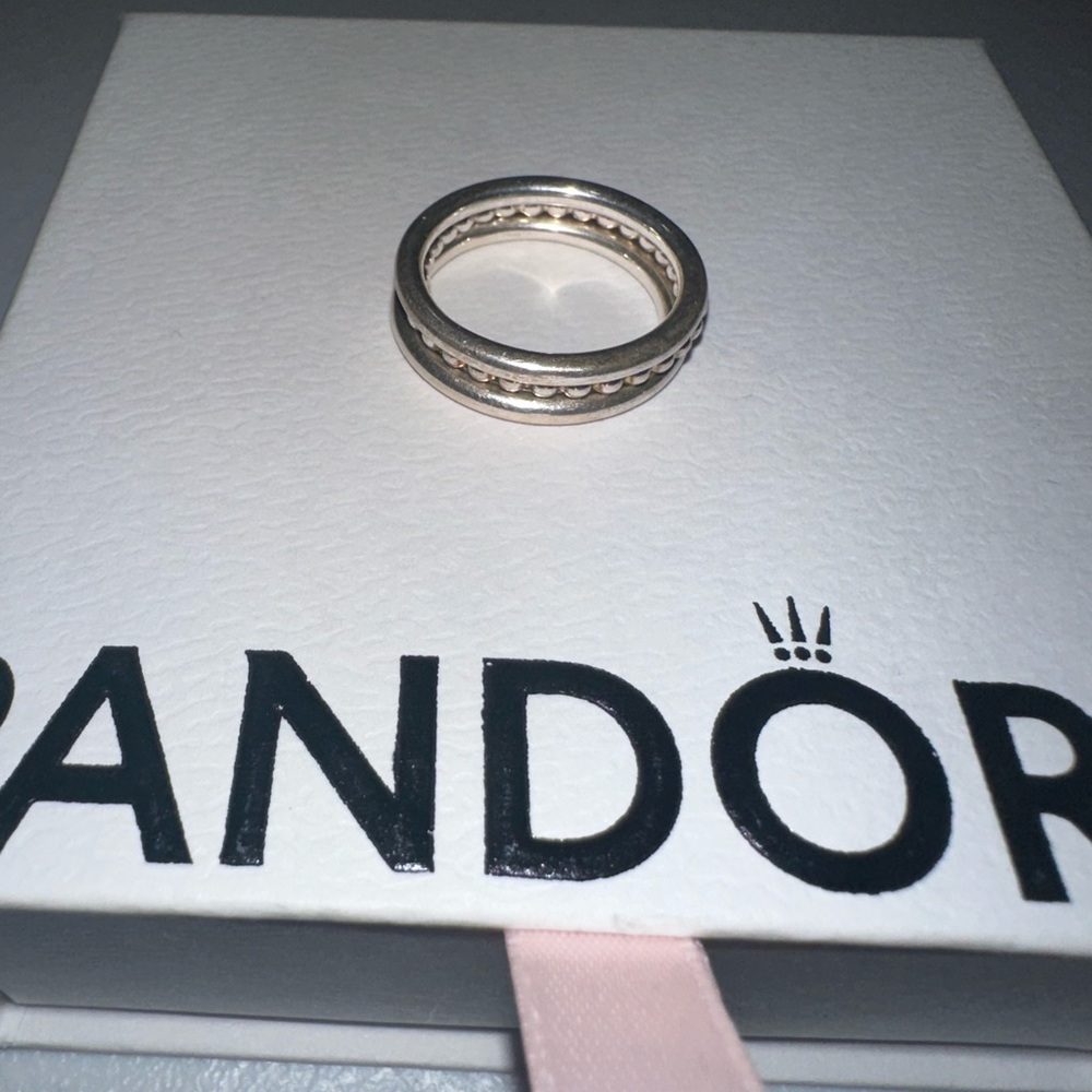 Pandora 925 Silver Stackable Rings - image 3